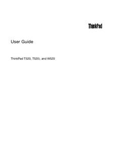 Lenovo W520 manual. Camera Instructions.